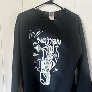 Black Graphic Men's Sweater